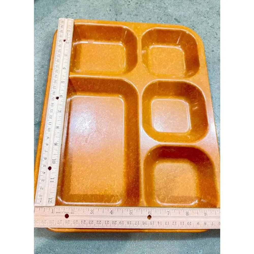 Vintage 1963 Halsey US Military Melmac Mess Tray Vietnam War Era
